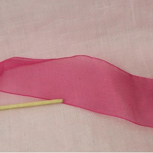 Organza sheer ribbon 30 mms, 3 cms.