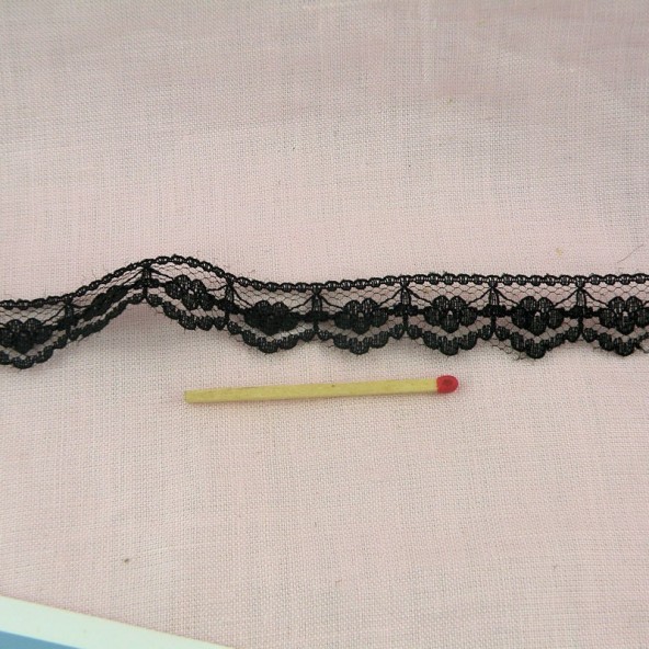 Lace trim 16 mms sell by meter