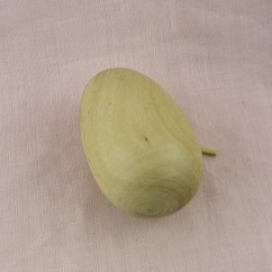 Grueso Corazón de madera bruto(crudo) 8 cm