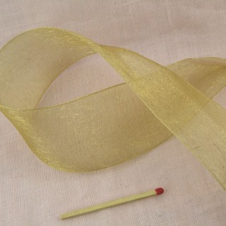 Organza sheer ribbon 30 mms, 3 cms.