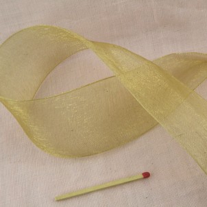 Organza sheer ribbon 35 mms