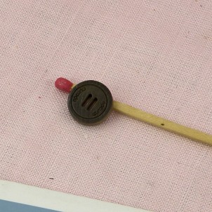 Botón madera grabado 12 mm