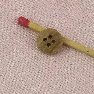 Knopf der geritzte Holz 8 mm.