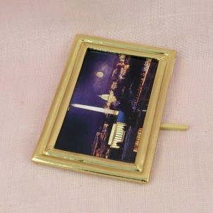 Centre medallion, picture miniature, doll's house, 2,3cm