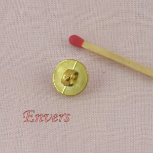 Plastischer Knopf schmeißt die geflochtene Perle 1 cm raus.