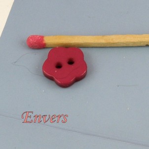 Botón forma flor nacarado 1 cm