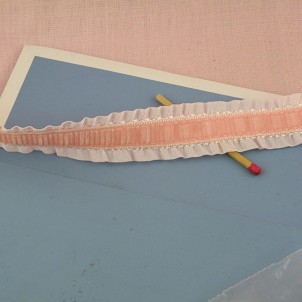 Band Hutband im plissierten Steuer 2 cm.