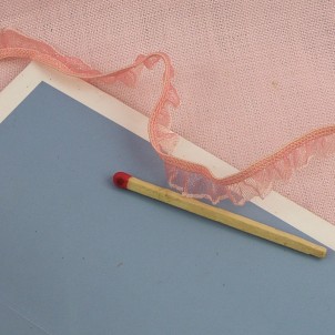 Flounced ribbon wrinkled rustle 10 mms