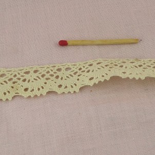 Rustical cotton lace 2 cms