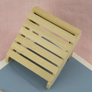 Tabla de lavar miniatura de madera 5 cm