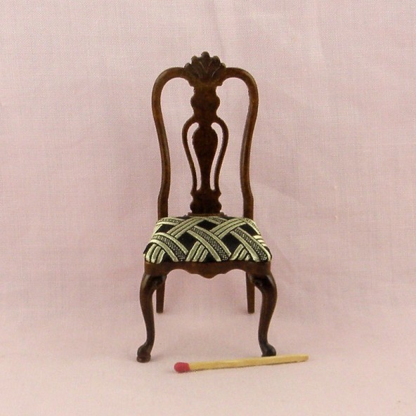 Chaise miniature salon maison de poupée