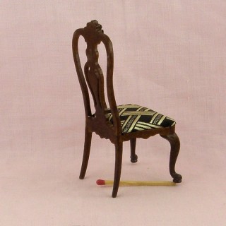 Side chair miniature doll house living room