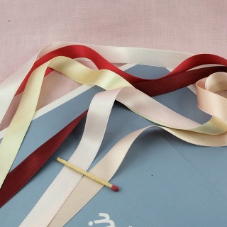 Silk Ribbon 15mm, 1,5cm, all colors