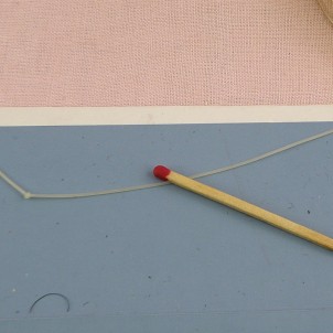 Cordon, lacet, ficelle de chanvre 0,5 mm.