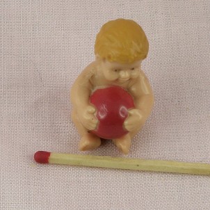 Poupon miniatura minúscula para muñeca