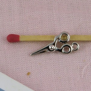 Miniature  brass Scissors charms 5 cms