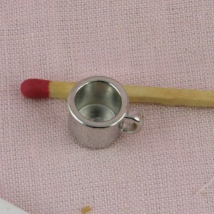 Mug comprime metal miniatura 1 cm