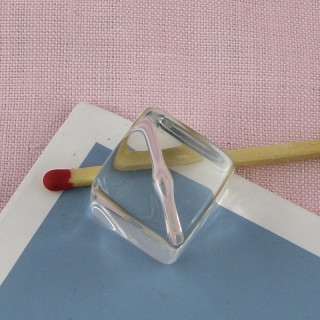 Cube de Glace miniature poupée 15 mm