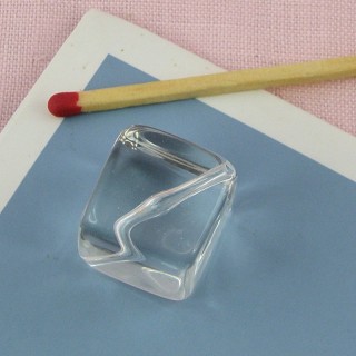 Cube de Glace miniature poupée 15 mm