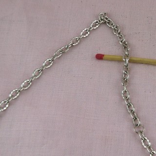 Small loop steel chain plated jewelry making by meter
