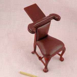 Empire Mahogany chair miniature furniture doll house furniture
