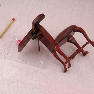 Empire Mahogany chair miniature furniture doll house furniture
