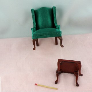 Traditional club chairLiving room  miniature doll house furniture