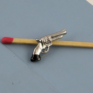 Miniaturpistole Puppenhaus 2 cm.