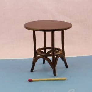 Miniature doll house living room table, tiny  furniture