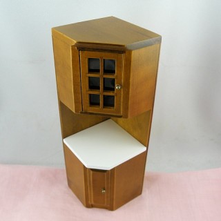 Corner cabinet cooks miniature house headstock