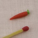 Zanahoria verdura miniatura casa muñeca