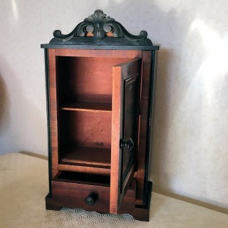 Chateau lorraine wardrobe with drawer, doll house miniature furnitures.