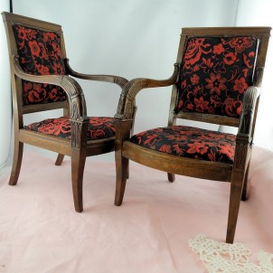 Pair of Armchairs Worsens miniature for headstock 24 cm