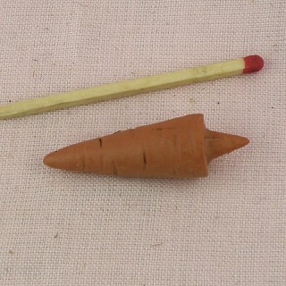 Carrots miniature for doll, Grocer's shop 25 mms.
