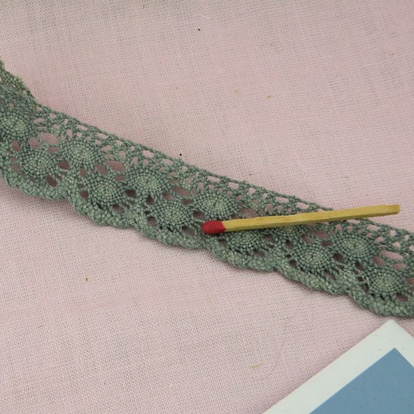 Rustical cotton lace 2,4 cms