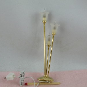 Miniature standard lamp electrified house headstock,