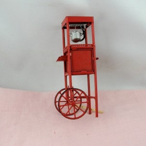 Chariot miniature vente ambulante confiserie