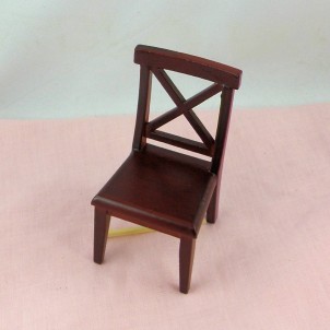 Chaise meuble miniature maison de poupée