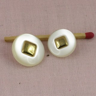 Shank golden button Designer style, 2 sizes.