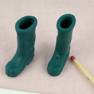 Boots miniatures for doll miniature 3 cm..