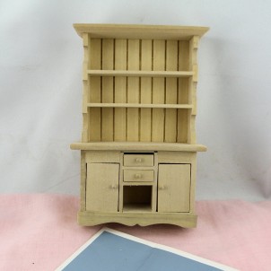 Miniaturbüfett kocht Puppenhaus