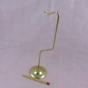 Brass birdcage stand miniature 1/12