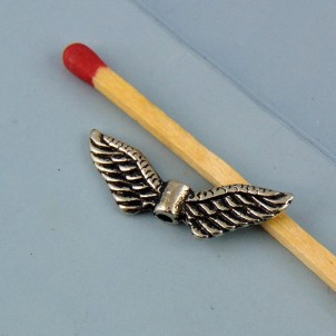 Breloque aile ange miniature 25 mm