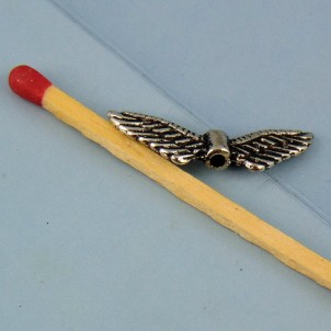 Breloque aile ange miniature 25 mm