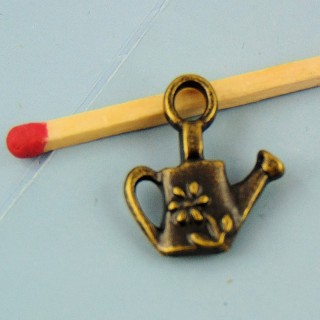 Metal saw miniature, bracelet charm 18 mm