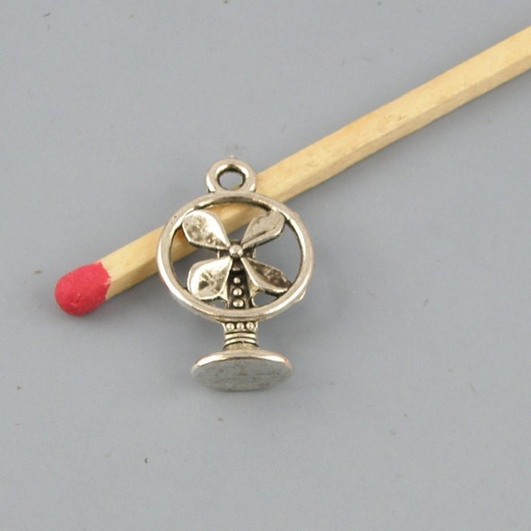 Miniature charm ventilator metal 2 cm