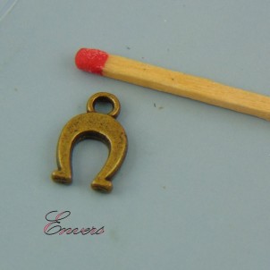 Dije herradura caballo miniatura 1 cm