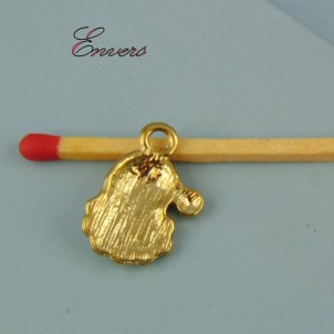 Breloque Père Noël émaillée miniature