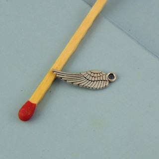 Breloque aile ange miniature 17 mm