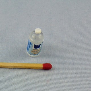 White vinegar bottle miniature for doll house 25 mms